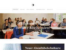 Tablet Screenshot of berlinerbibelschulen.org